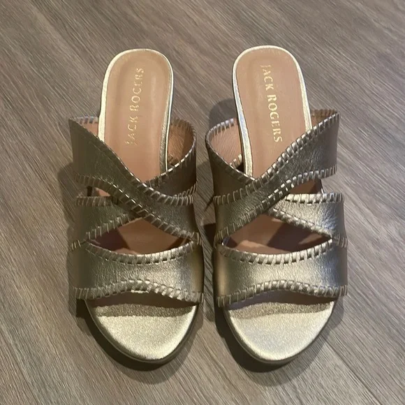 Jack Rogers Shoes Only Worn Once The Perfect Classic Gold